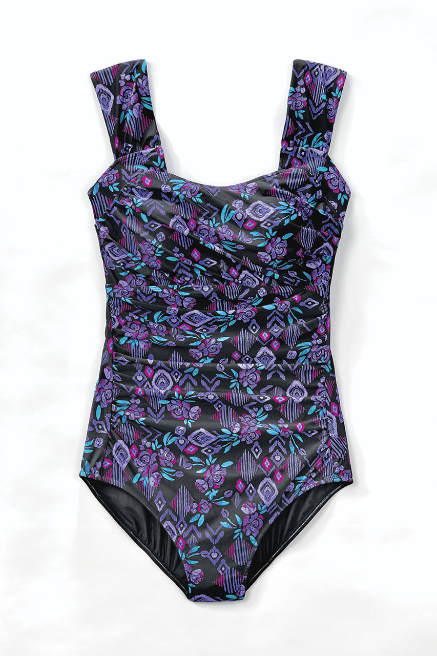 Free Spirit ShapeMe Ruched Bathing Suit