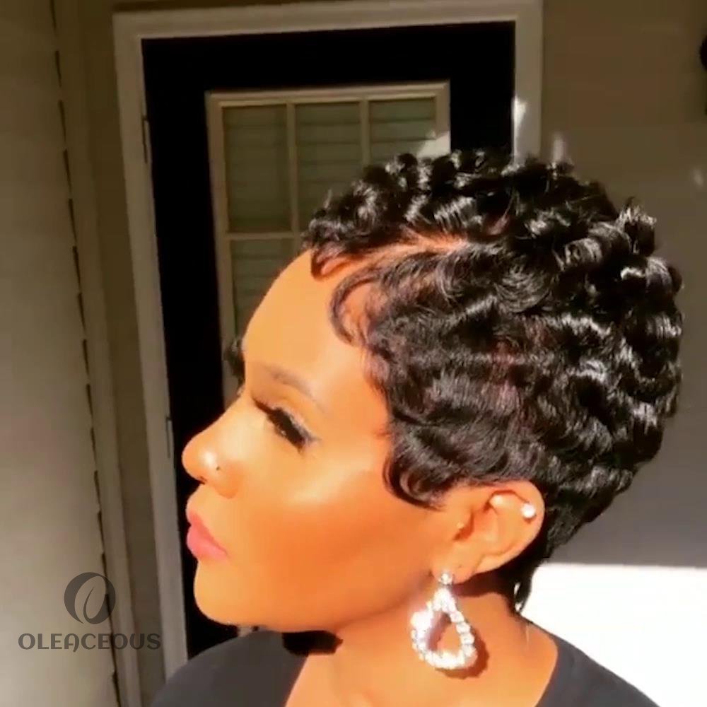 [Hot]Summer Sale Full  Short Style Curly Wig