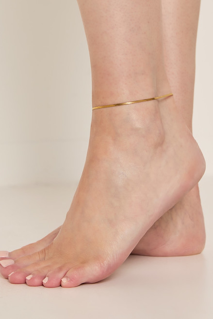 Sabrina Stainless Steel Snake Chain Anklet