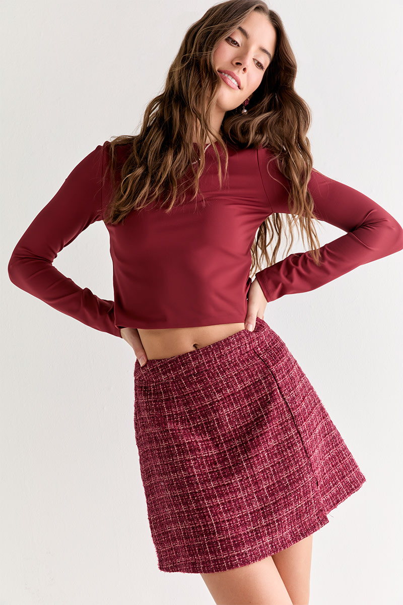 Robyn Tweed Mini Skirt