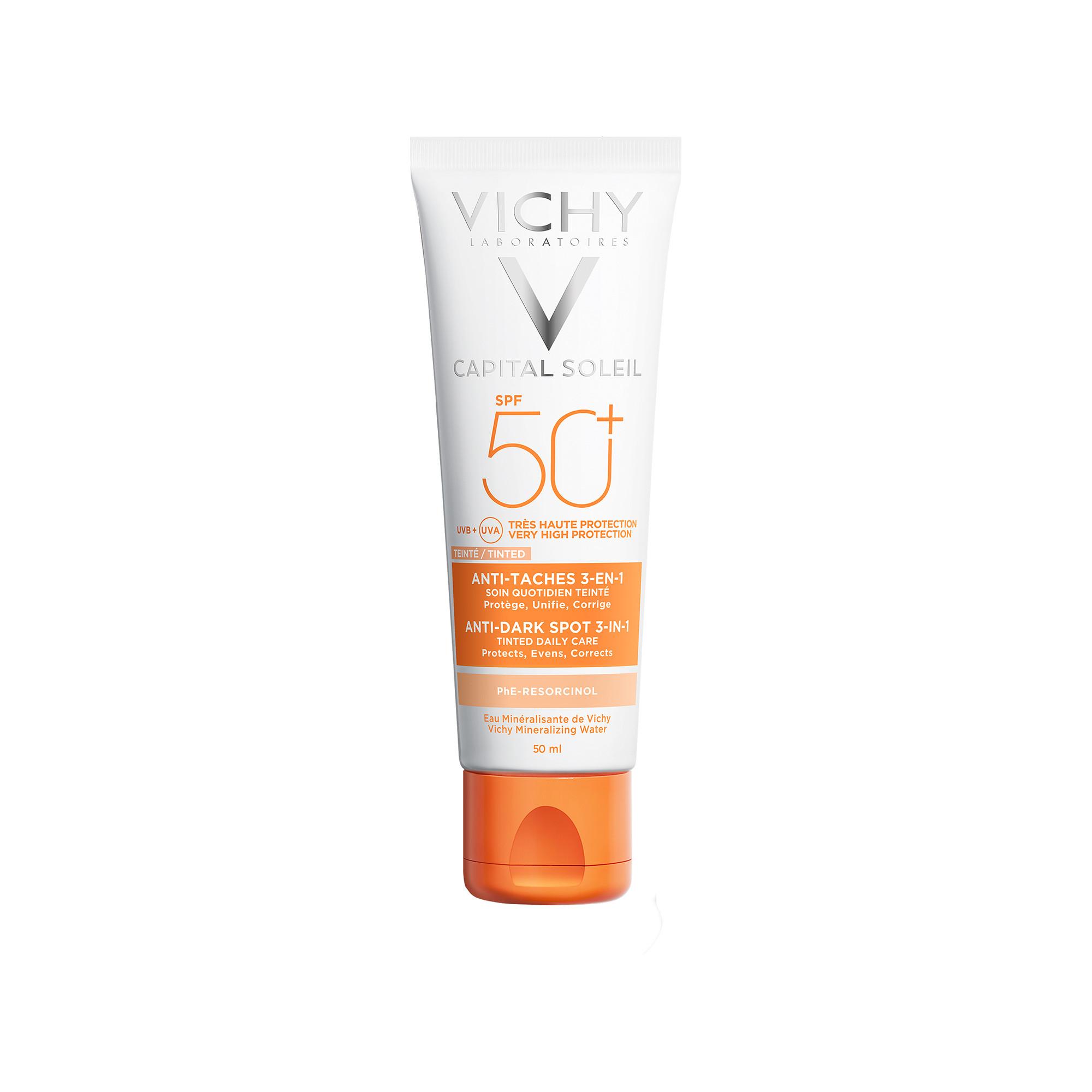 VICHY Ideal Soleil Anti-Flecken Pflege 3in1 SPF50+Ideal Soleil Anti-Flecken Pflege 3in1 SPF50+