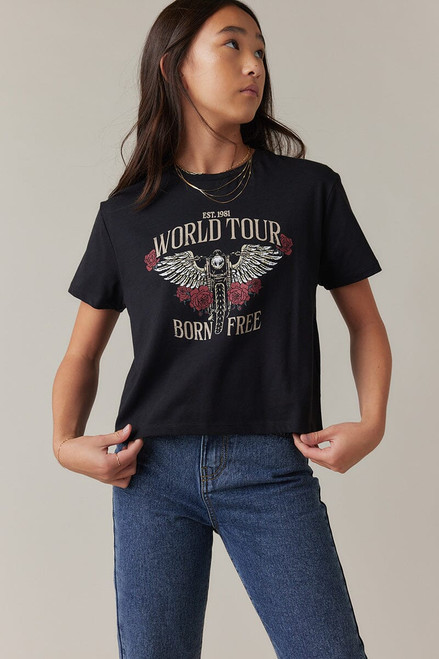 Hello Franki World Tour Graphic Tee for girls