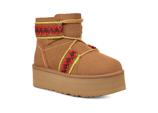 UGG®  Classic Mini II Braid Platform