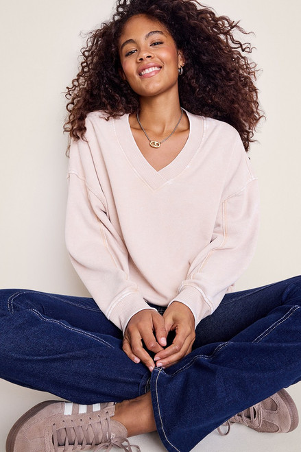 Joan V Neck Sweatshirt