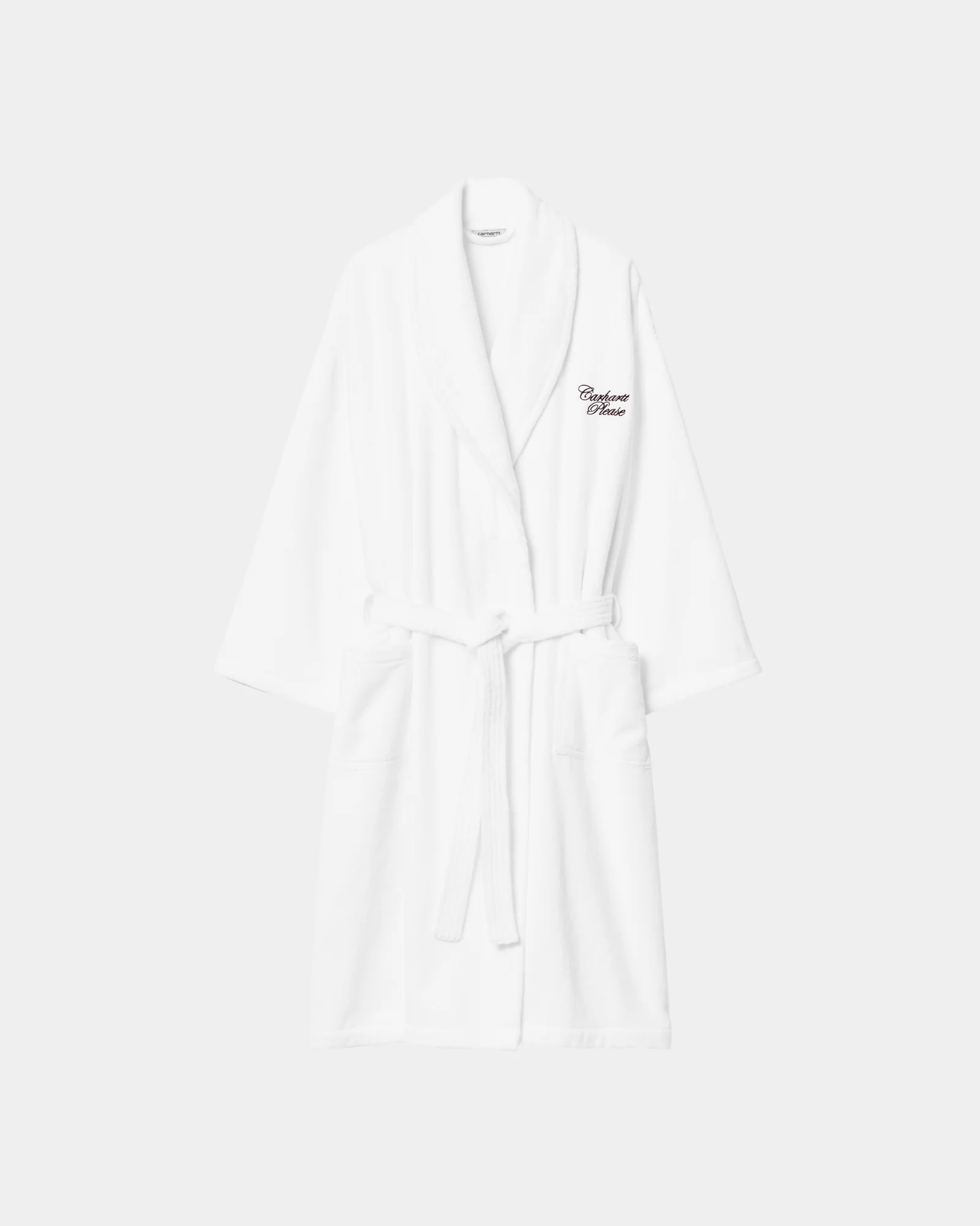 Final inventoryCarhartt Please Bathrobe | White / Bordeaux