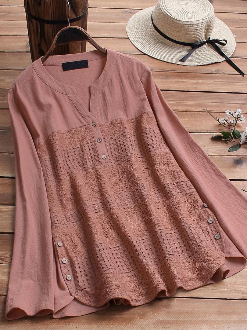 Casual Solid Color Long Sleeve Shirt