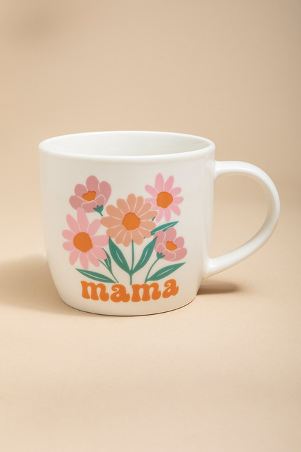 Mama Floral Ceramic Mug