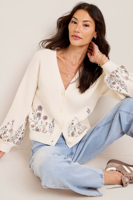 Rebecca Floral Button Down Cardigan