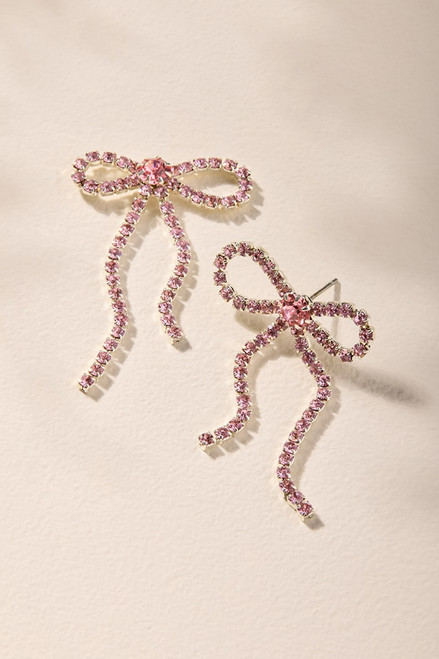 Raquel Cupchain Bow Drop Earrings