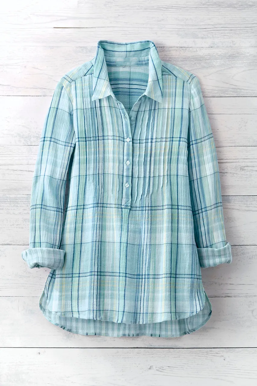 Ripple Creek Plaid Popover