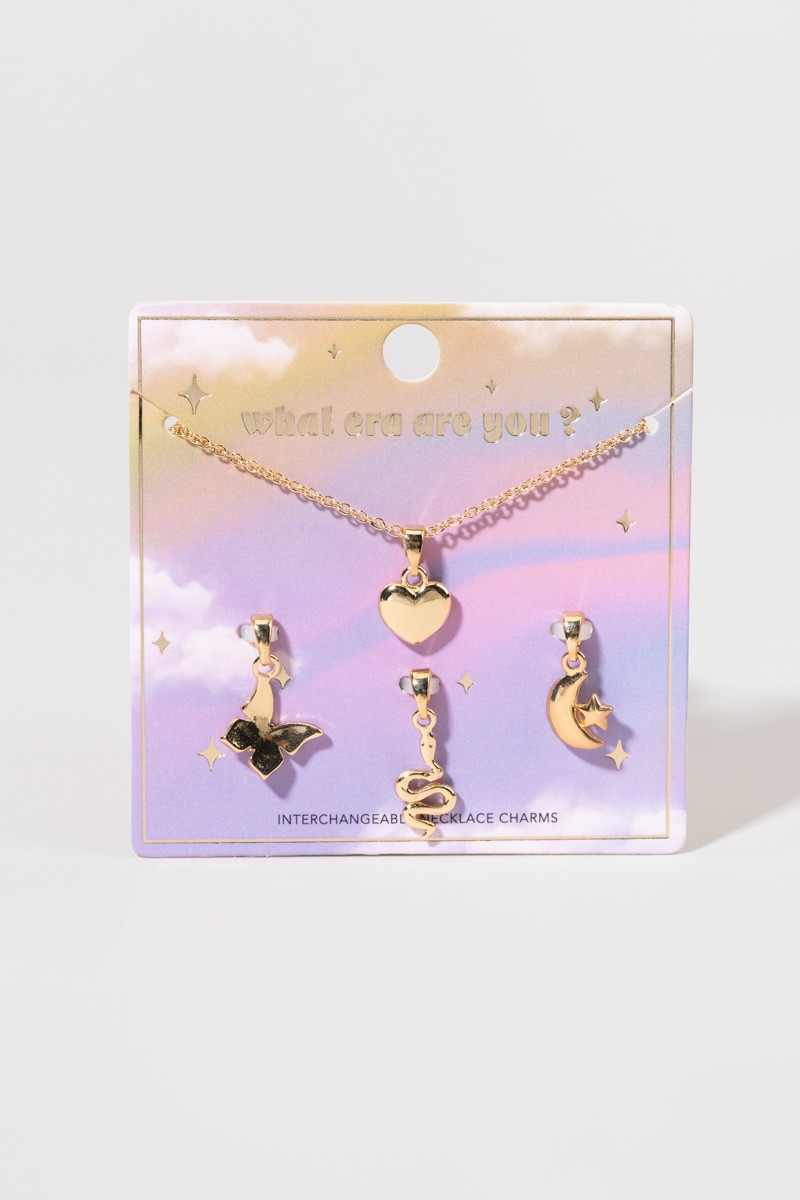 What Era Are You Interchangeable Charm Carded Necklace