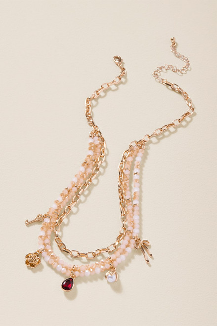 Ellen Layered Charm Necklace