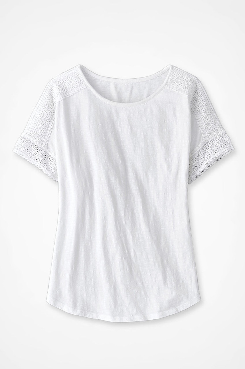 Little Lace 100% Cotton Tee