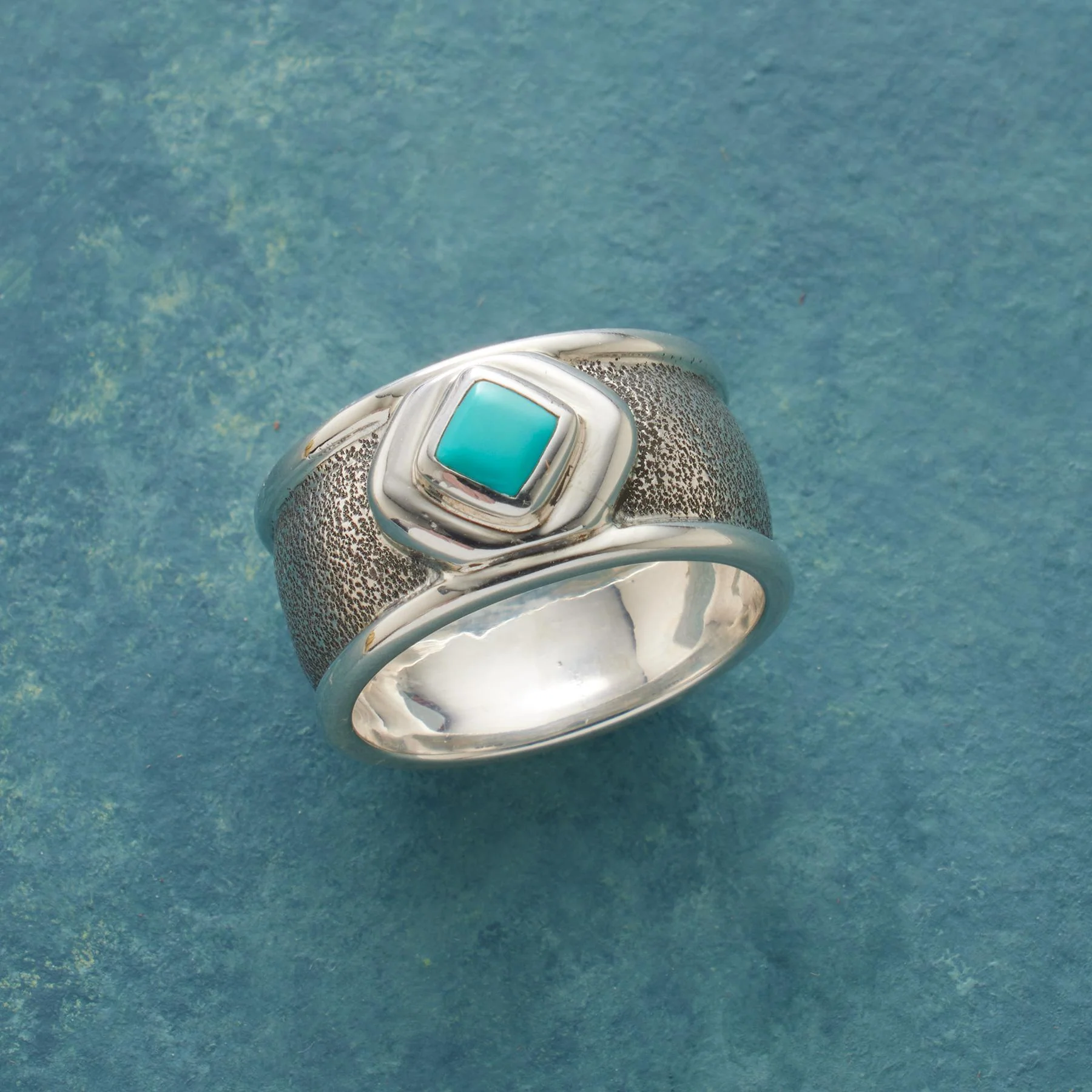 Textural Turquoise Ring