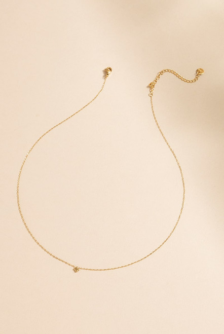 Diann Stainless Steel Clover Pendant Necklace