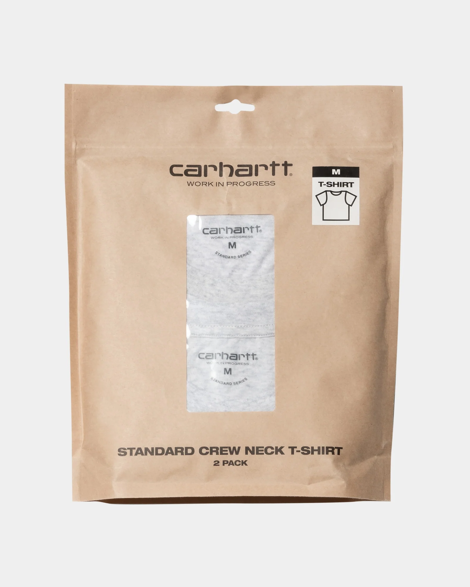 Final inventoryStandard Crew Neck T-Shirt (2 Pack) | Ash Heather + Ash Heather