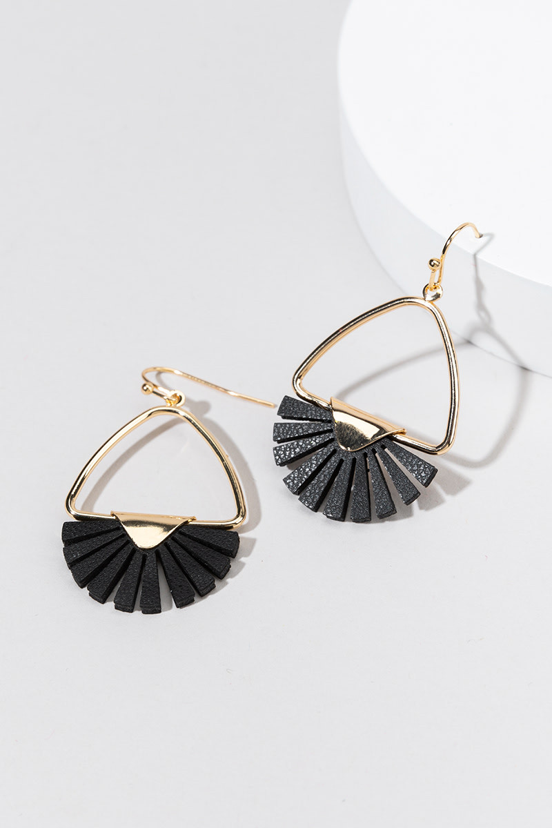 Zoe Fan Teardrop Earrings