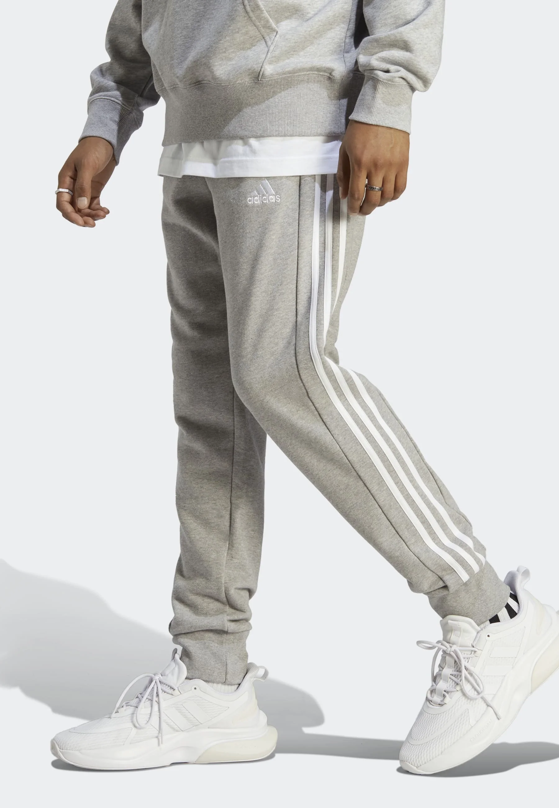 Sportswear ESSENTIALS TAPERED CUFFED 3-STRIPES - Pantaloni sportivi