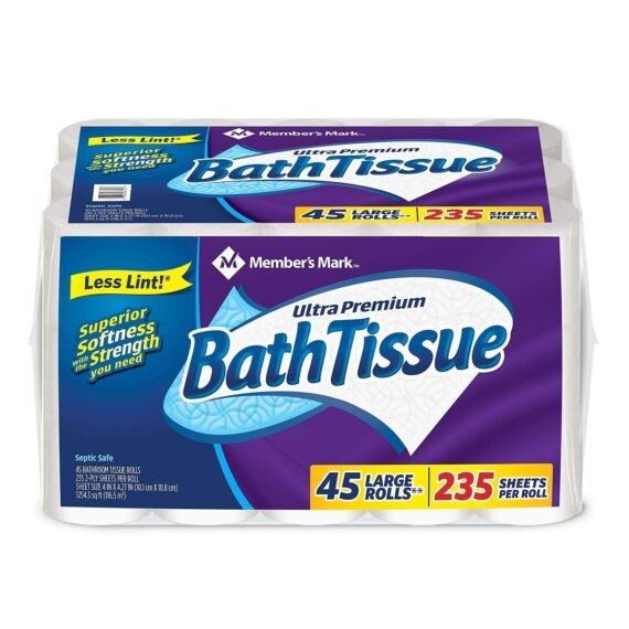 Member’s Mark Ultra Premium Bath Tissue, 2 ply (232 sheets, 45 rolls)
