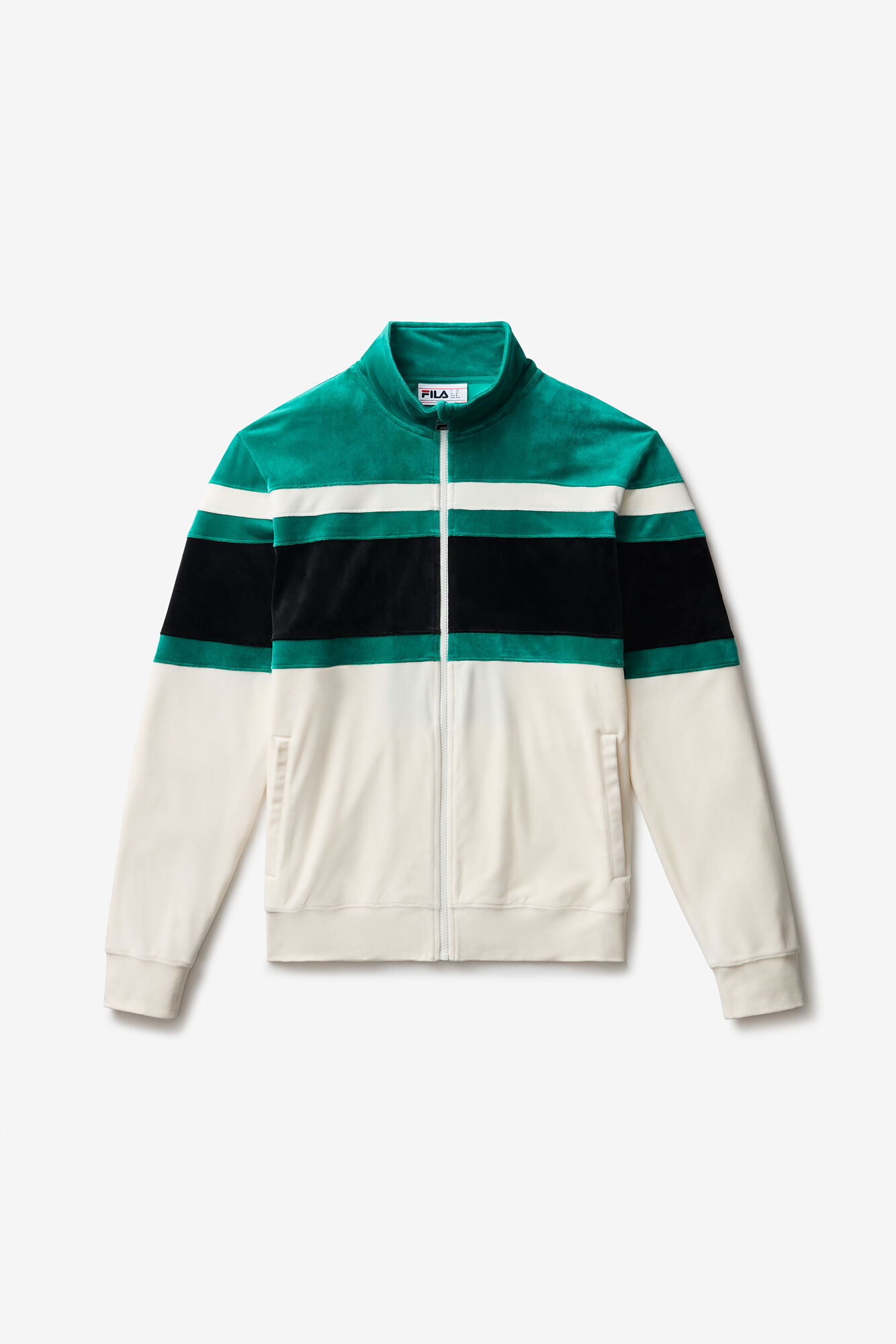 Fila Smart Retro Velour Blocked Track Jacket