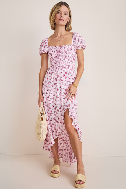 Betsy Smocked Floral Midi Dress