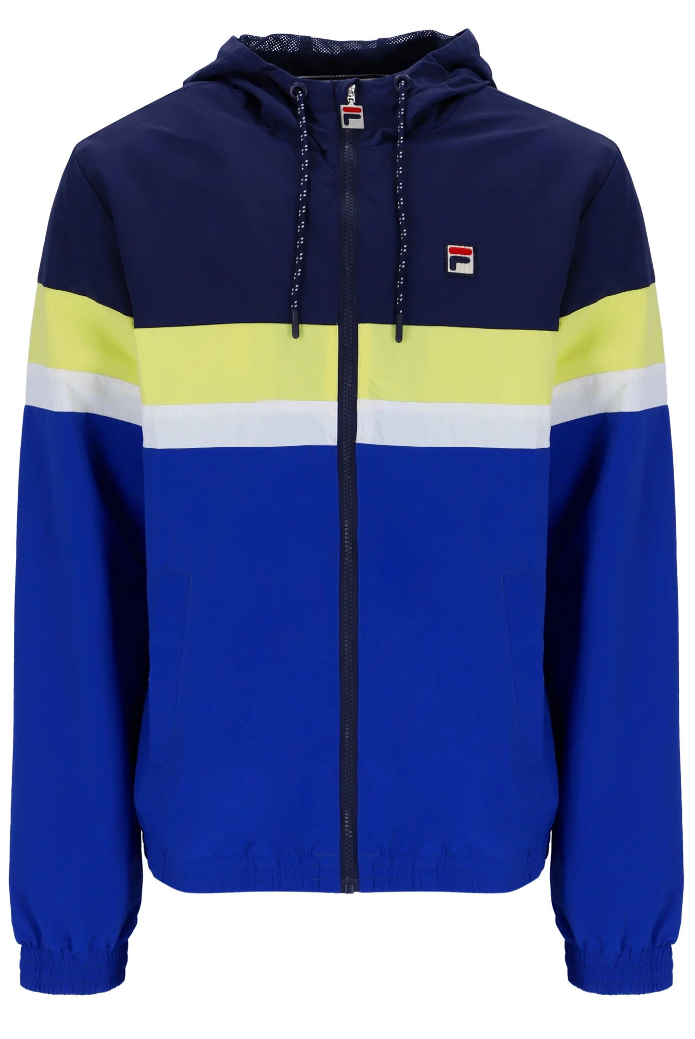 Fila Shaan Colour Block Zip Up Jacket