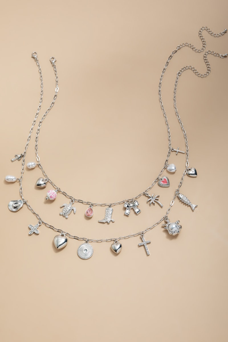 Carol Layered Charm Necklace