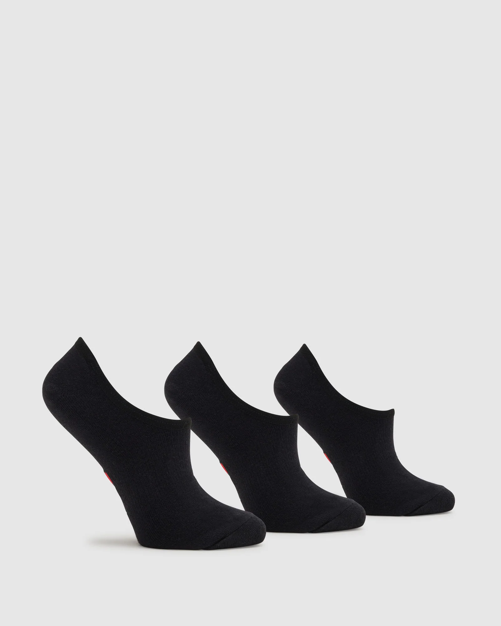 Fila Unisex No Show Socks 3pk Black