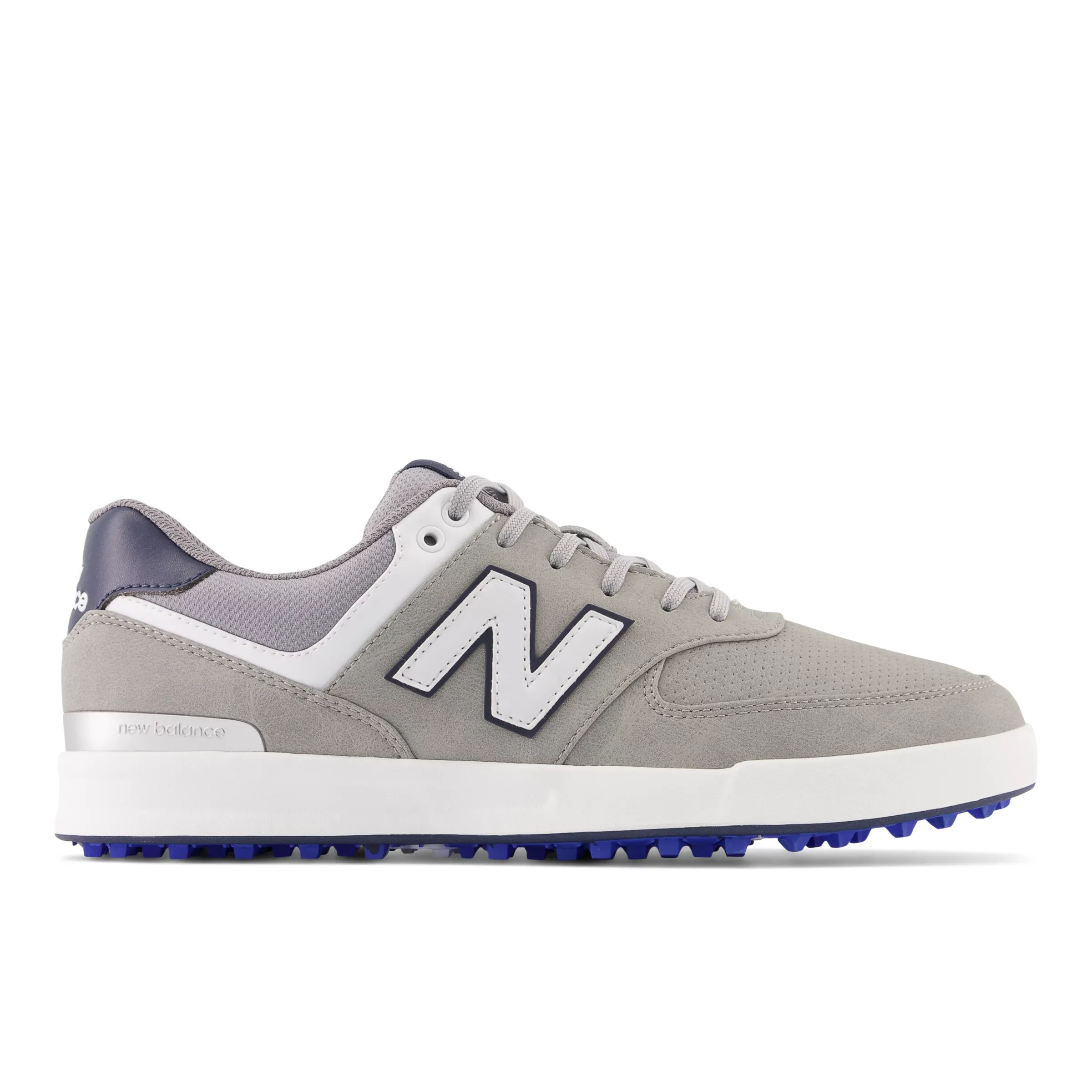 574 Greens Golf Shoes - Grey with White