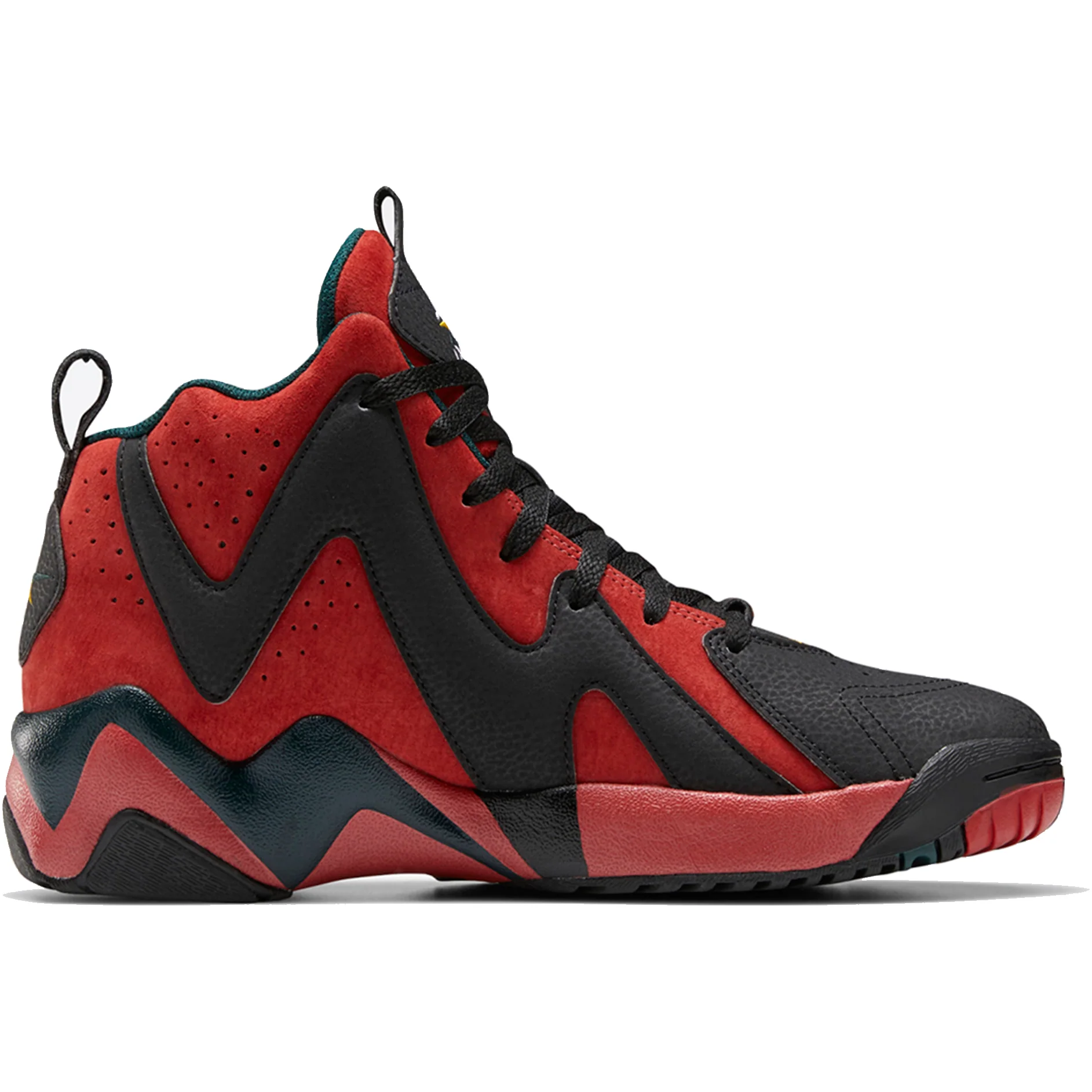 Final inventoryReebok Men's Kamikaze II OG Alternate Imprints Shoes - Red / Black