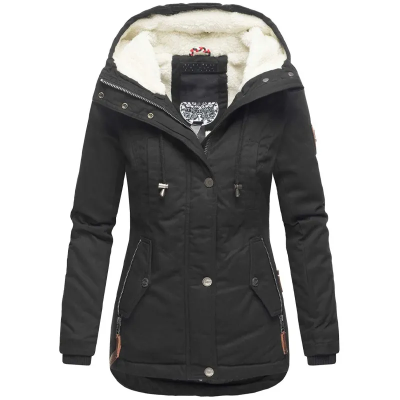 Ladies Winter Jacket With Hood - Gr. 38