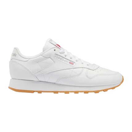 Final inventoryReebok Men's Classic Leather Shoes - Ftwr White / Pure Grey 3 / Rubber Gum