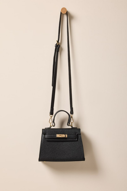 Hannah Turnlock Satchel Handbag