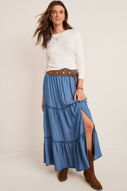 Caroline Tiered Maxi Skirt