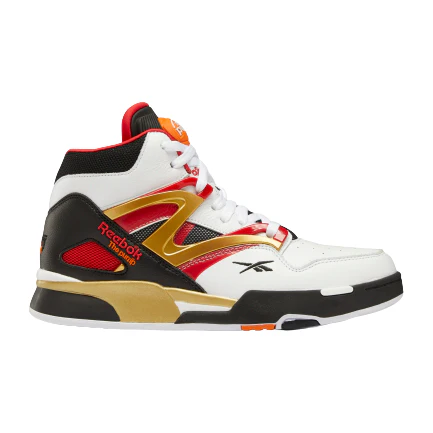 Final inventoryReebok Men's Pump Omni Zone II Basketball Shoes - Ftwr White / Black / Vector Red