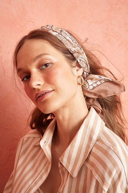 Rita Paisley Print Scarf