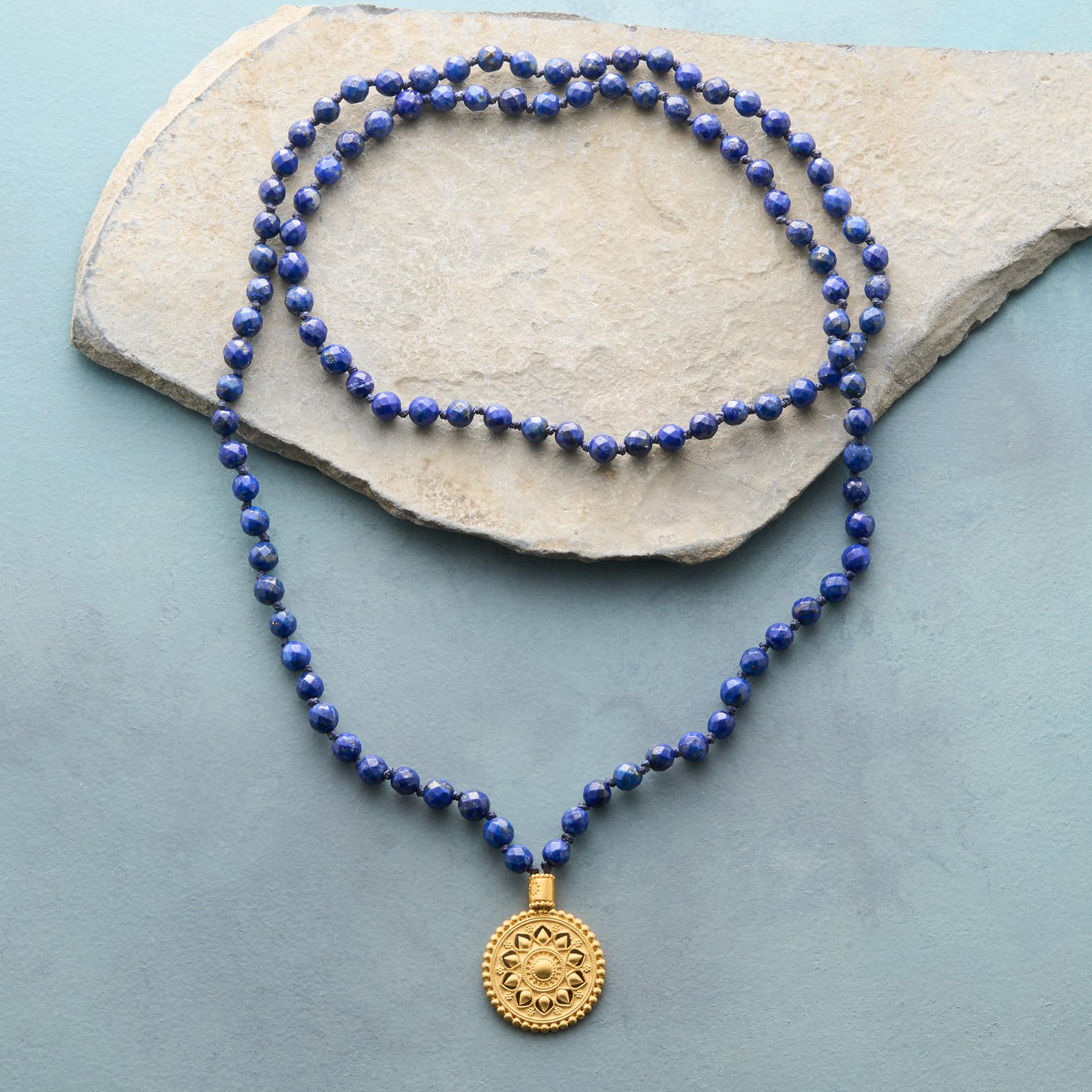 Lapis Mala Necklace