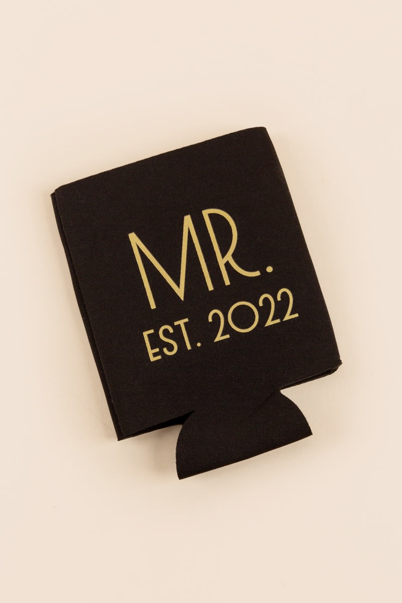 Mr. Est. 2022 Wine Bottle Sleeve