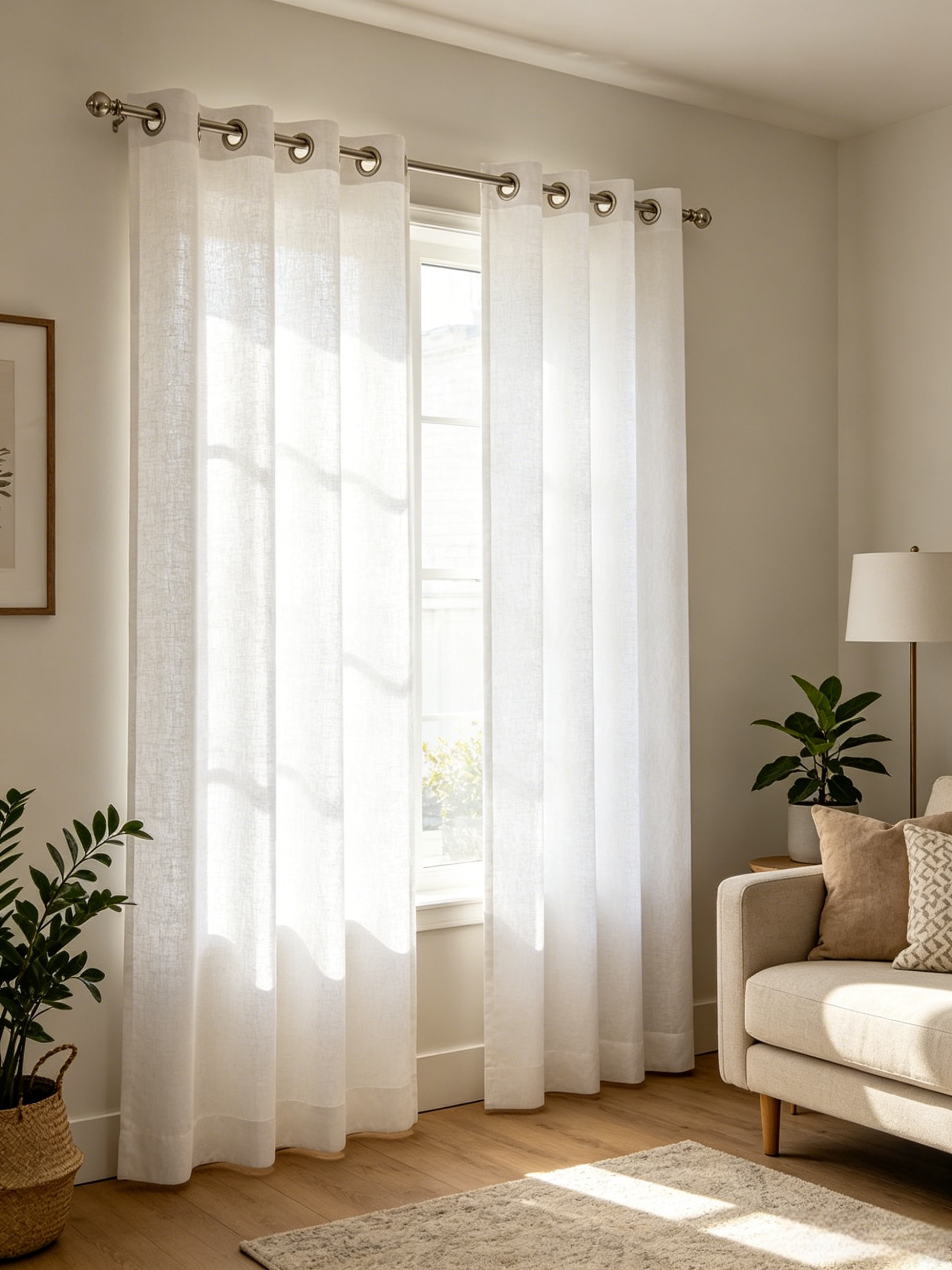 Grommet Window Curtain Panel, Single Panel