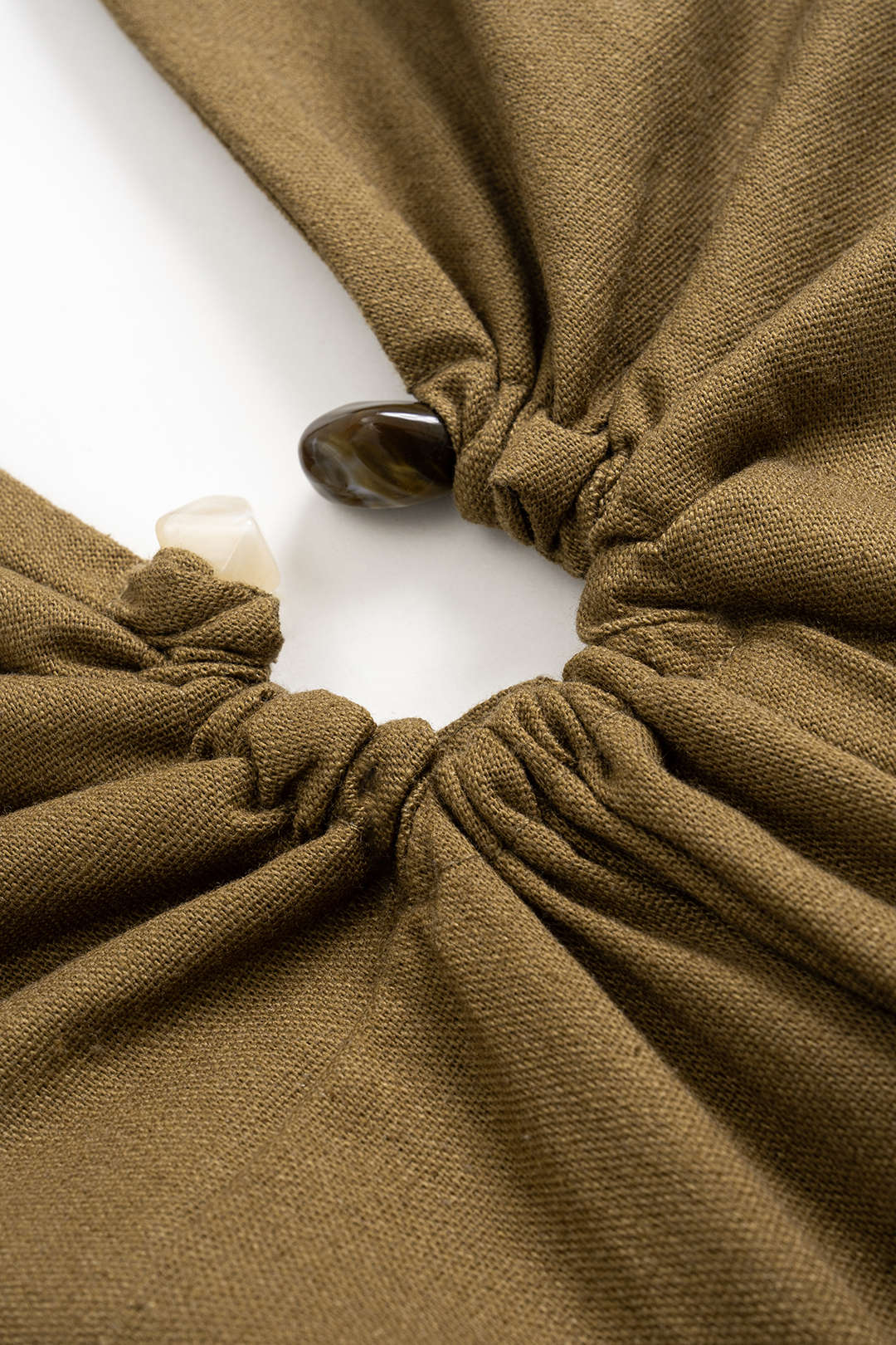 Satin Metallic V-Neck Halter Neck Tie-Back Sleeveless Maxi Dress