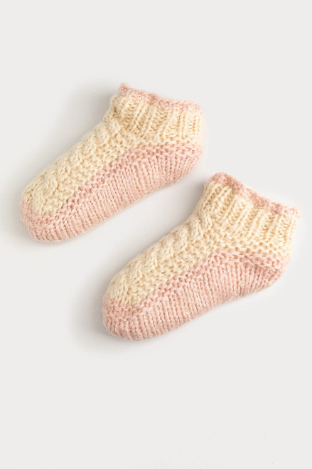 Hello Franki Fleece Lined Cabin Ankle Socks for girls