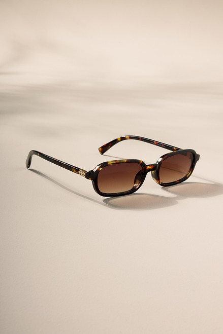 Carol Slim Rectangle Sunglasses