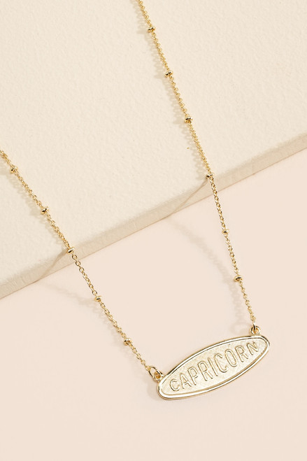 Capricorn Pendant Necklace