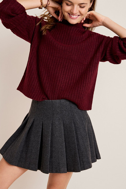 Mary Pleated Mini Skirt