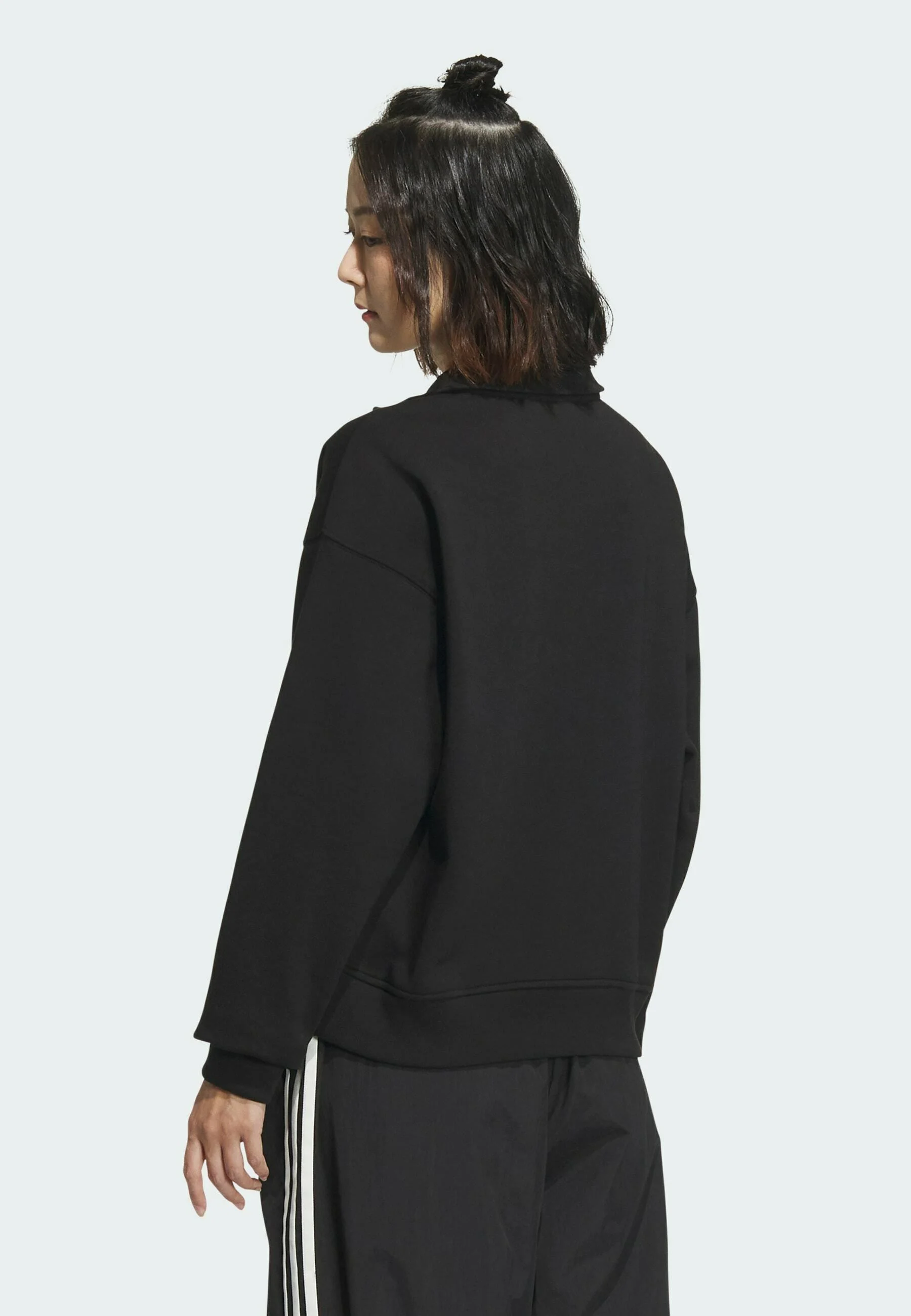 Originals ESSENTIALS 1/2 ZIP - Felpa