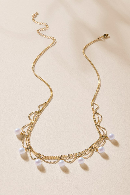 Andrea Layered Pearl Necklace