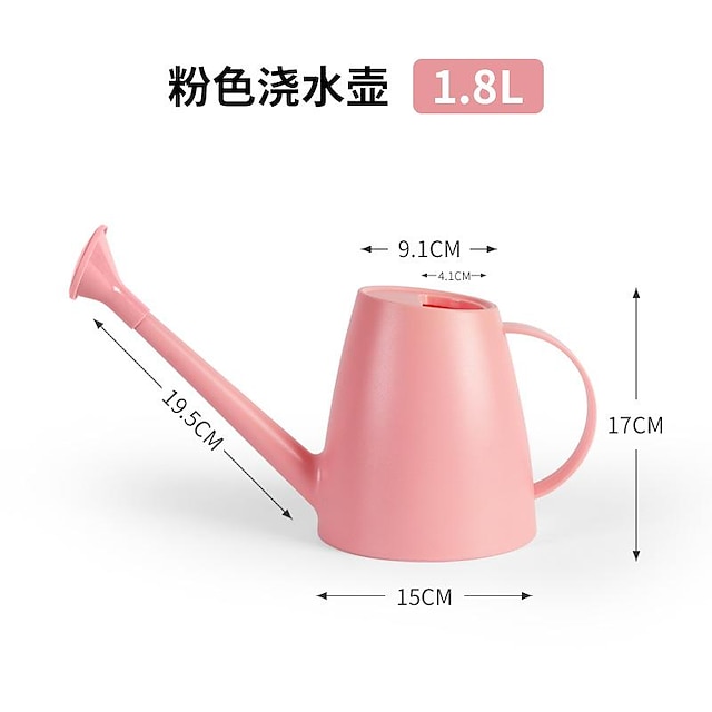Long Spout Watering Can for Indoor and Outdoor Plants - 1.8L Perfect for Garden Flowers and Houseplants