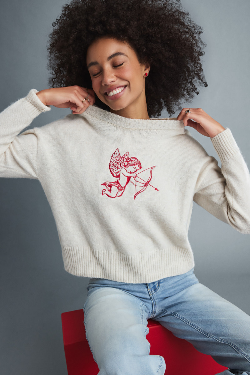 Cupid Crew Neck Sweater