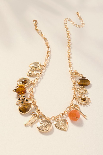 Emma Chunky Charm Necklace