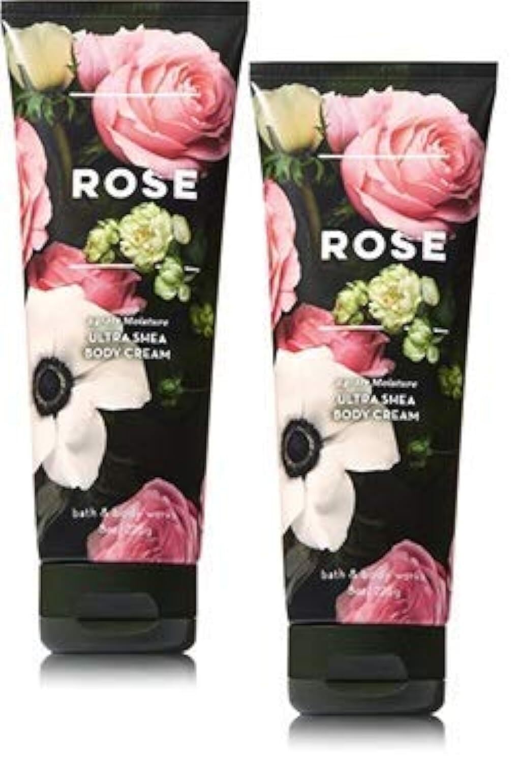 Bath & Body Works 2 Pack Rose Ultra Shea Body Cream 8 Oz.